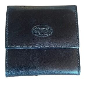MANNELLI Florence Tri-Fold Black Small Wallet